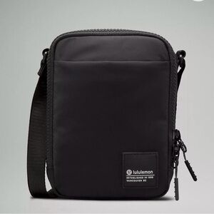 lululemon athletica Black Messenger Bag